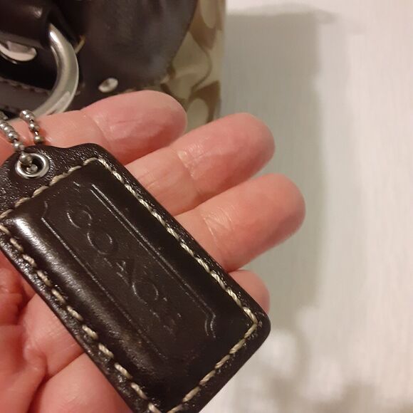 Coach Signature Zoe Canvas Handbag - Picture 8 of 16